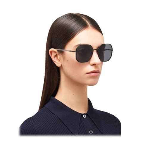 Polarized Black Lenses Prada Decode sunglasses .